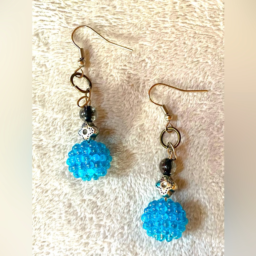 Homemade silver/gold earrings